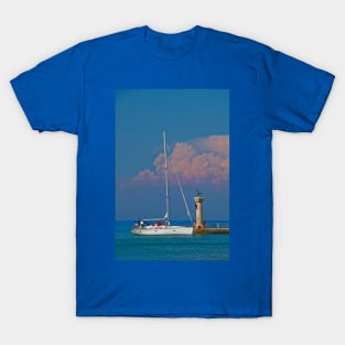 Greece. Rhodes. Entrance into the Harbor. T-Shirt